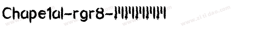 Chape1al-rgr8字体转换