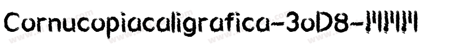 Cornucopiacaligrafica-3oD8字体转换