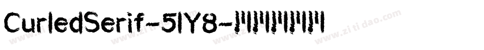 CurledSerif-5lY8字体转换
