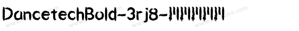 DancetechBold-3rj8字体转换