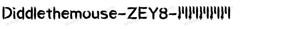 Diddlethemouse-ZEY8字体转换