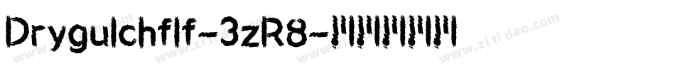 Drygulchflf-3zR8字体转换
