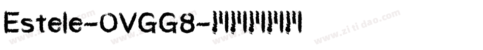 Estele-OVGG8字体转换