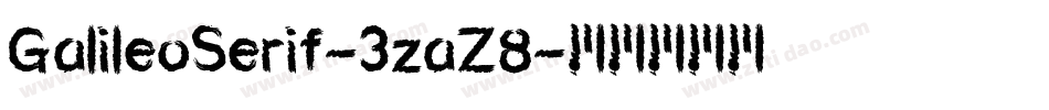 GalileoSerif-3zaZ8字体转换