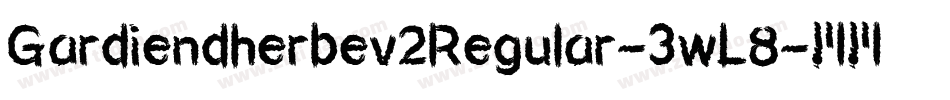 Gardiendherbev2Regular-3wL8字体转换