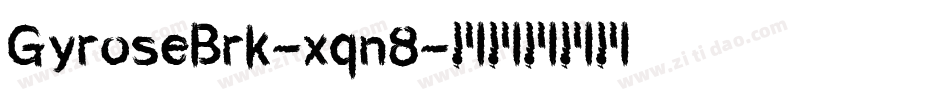 GyroseBrk-xqn8字体转换