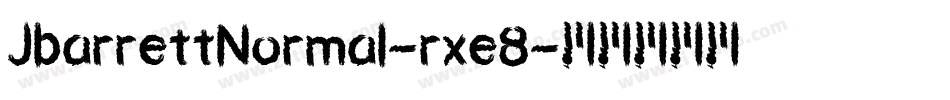 JbarrettNormal-rxe8字体转换