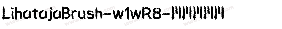 LihatajaBrush-w1wR8字体转换