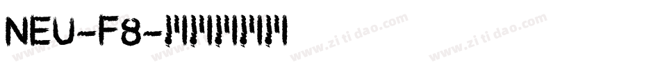 NEU-F8字体转换