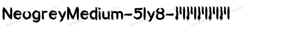 NeogreyMedium-5ly8字体转换