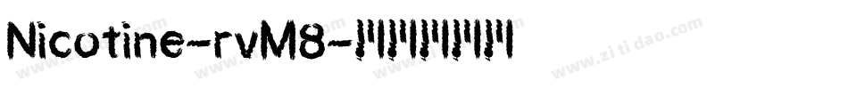 Nicotine-rvM8字体转换