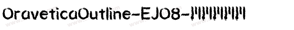 OraveticaOutline-EJO8字体转换