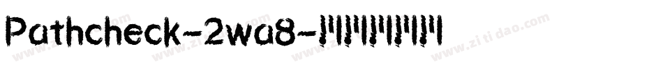 Pathcheck-2wa8字体转换