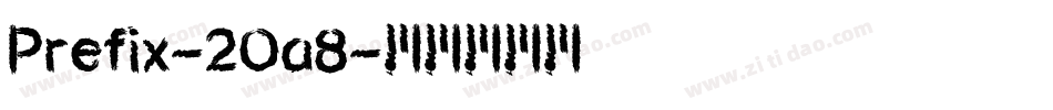 Prefix-2Oa8字体转换