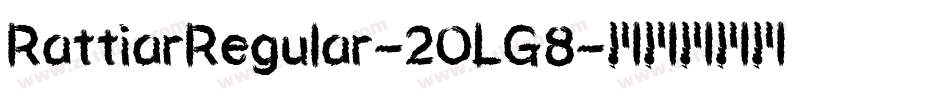 RattiarRegular-2OLG8字体转换