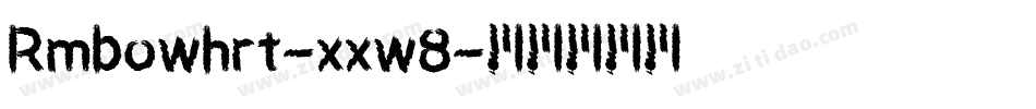 Rmbowhrt-xxw8字体转换