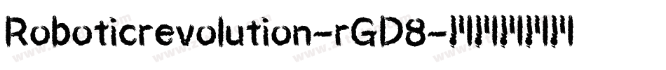 Roboticrevolution-rGD8字体转换