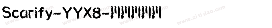 Scarify-YYX8字体转换