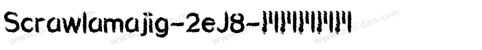 Scrawlamajig-2eJ8字体转换