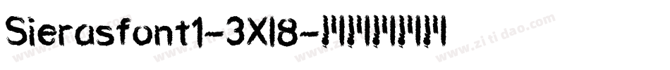 Sierasfont1-3Xl8字体转换
