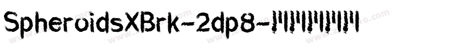 SpheroidsXBrk-2dp8字体转换