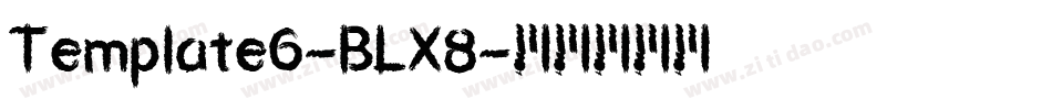 Template6-BLX8字体转换