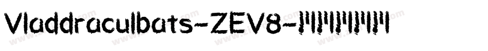 Vladdraculbats-ZEV8字体转换