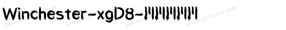 Winchester-xgD8字体转换