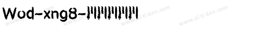Wod-xng8字体转换