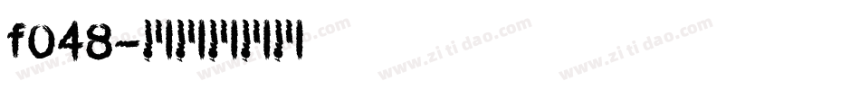 f048字体转换