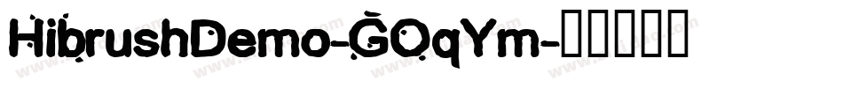 HibrushDemo-GOqYm字体转换