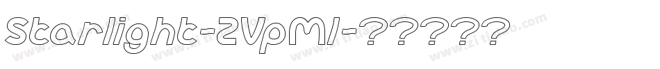 Starlight-ZVpMl字体转换