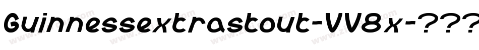 Guinnessextrastout-VV8x字体转换