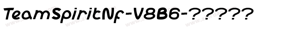 TeamSpiritNf-V8B6字体转换
