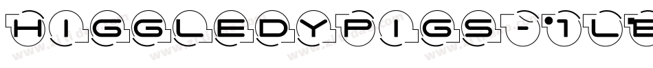 HiggledyPigs-1LEg字体转换