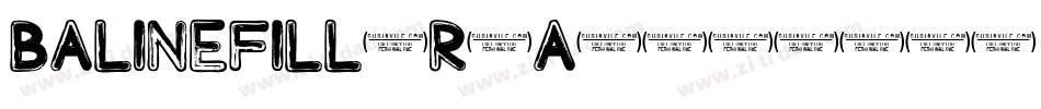 BalineFill-r6a8字体转换