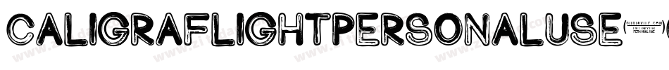 Caligraflightpersonaluse-OVE6A字体转换