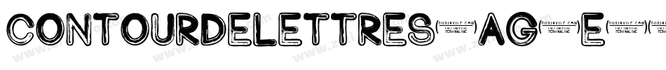 Contourdelettres-ag5E字体转换