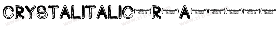 CrystalItalic-R6A字体转换