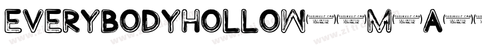 EverybodyHollow-7M6A字体转换
