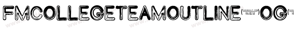 FmCollegeTeamOutline-OG5e字体转换