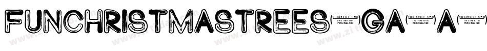 FunChristmasTrees-GA6a字体转换