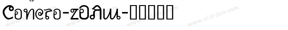Conero-zOAw字体转换