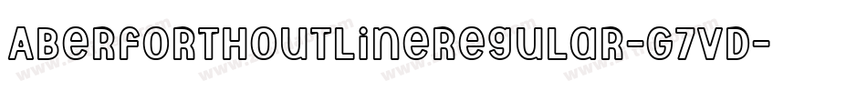 AberforthOutlineRegular-G7VD字体转换