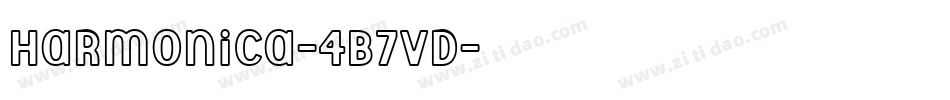 Harmonica-4B7vD字体转换