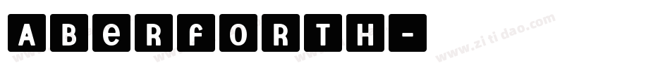 Aberforth字体转换