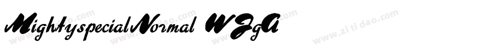 MightyspecialNormal-WJgA字体转换