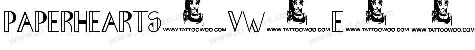 PaperHearts-VW1e字体转换 PaperHearts-VW1e字体转换
