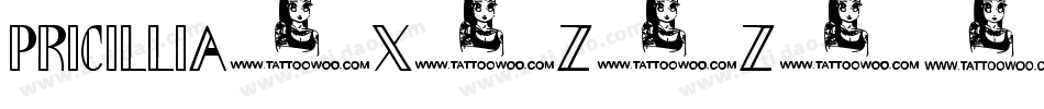 Pricillia-X3Z0Z字体转换