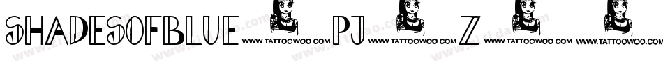 Shadesofblue-PJ0Z字体转换